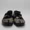 Odd sizes - Nike Air Rift Trainers Black Hemp Leopard UK Sizes Right 6.5/Left 5.5