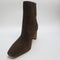 Womens OFFICE Arabella Set Back Heel Ankle Boots Brown Suede UK Size 8