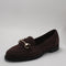 Womens OFFICE Fountain Snaffle Trim Loafers Brown Suede UK Size 4