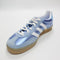 adidas Gazelle Indoor Trainers Bliss Blue White Metallic UK Size 5