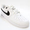 Nike Air Force 1 07 Trainers White Black Bright Crimson UK Size 9