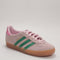 Kids Adidas Gazelle 2 Trainers Clear Pink Court Green Bliss Pink UK Size 1 youth