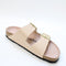 Womens BIRKENSTOCK Arizona Two Strap Sandals New Beige Pink Clay Triples Birko UK Size 5 EU38