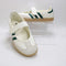 adidas Samba Jane Ballet Trainers Offwhite Collegiate Green Gold Metallic UK Size 7.5