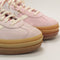 adidas Gazelle Bold W Trainers Clear Pink Cream White Gold Metallic UK Size 5