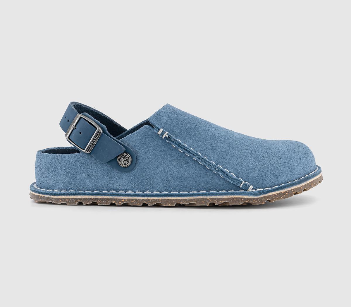 Womens Birkenstock Lutry Clogs Elemental Blue