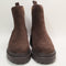 Womens OFFICE Archie Chunky Chelsea Ankle Boots Brown Suede UK Size 5