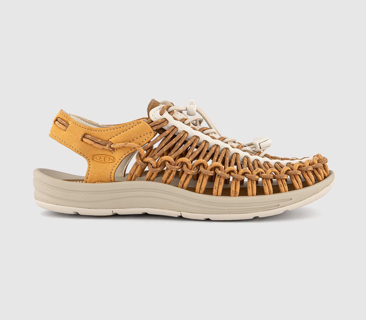 Womens KEEN Uneek F Sandals Oak Buff Chipmunk F