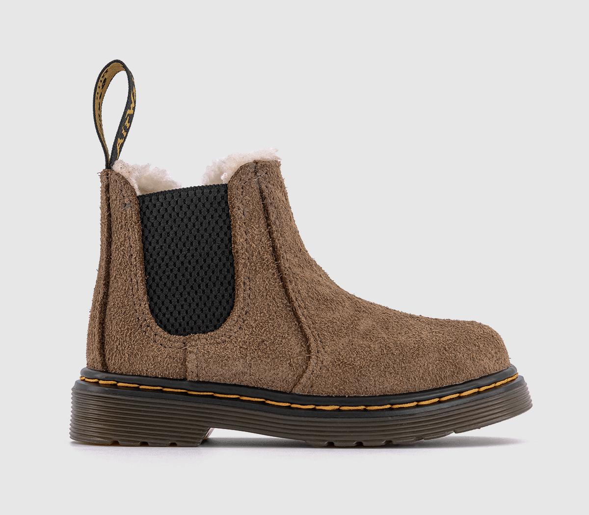 Kids Dr. Martens 2976 Leonore Toddler Dark Khaki