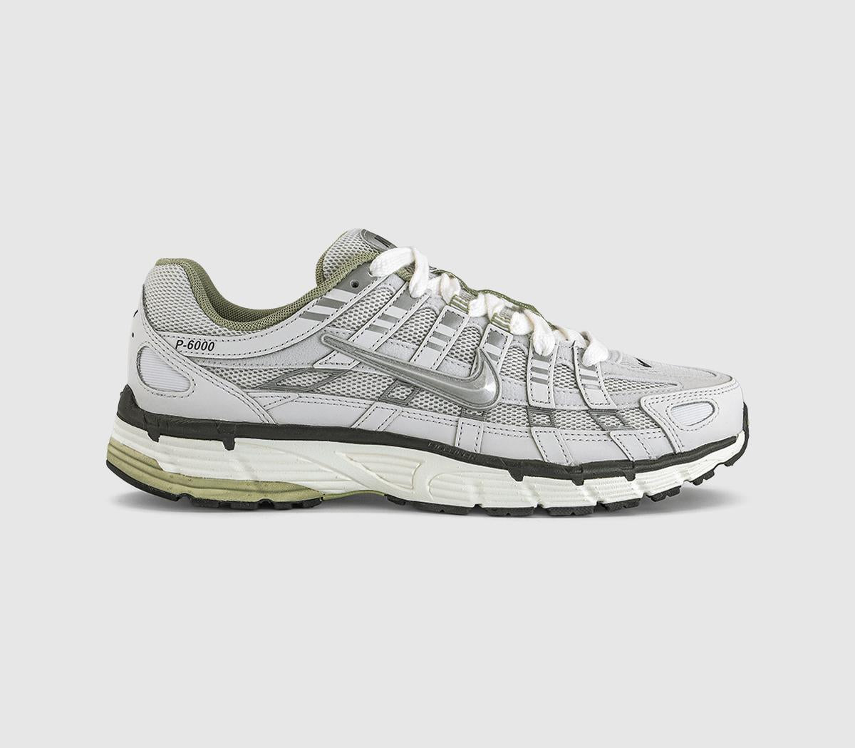 Nike P-6000 Trainers Platinum Tint Metallic Silver Sail
