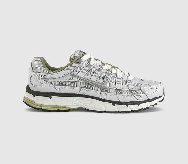 Nike P-6000 Trainers Platinum Tint Metallic Silver Sail