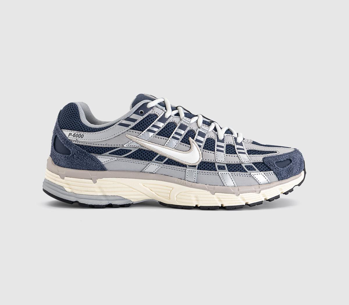 Nike P6000 Trainers Thunder Blue Sail Pale Ivory Slate