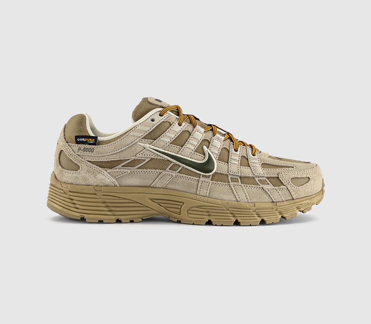 Nike P-6000 Trainers Filbert Cargo Khaki Desert Khaki
