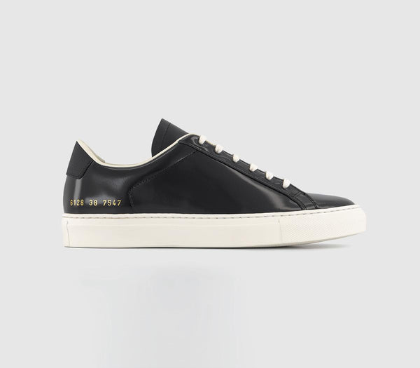 Common Projects Retro Trainers Gloss Black