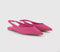 Womens Office Fling Pointed Sling Backs Pink