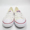 Converse Ctas Ballet Lace White Garnet Navy Trainers UK Size 5