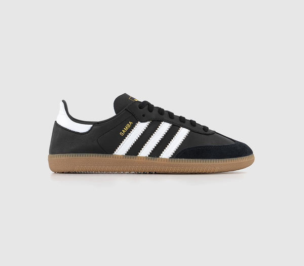 Odd Sizes - adidas Samba Collapsible Black - UK Sizes Right 10/Left 9