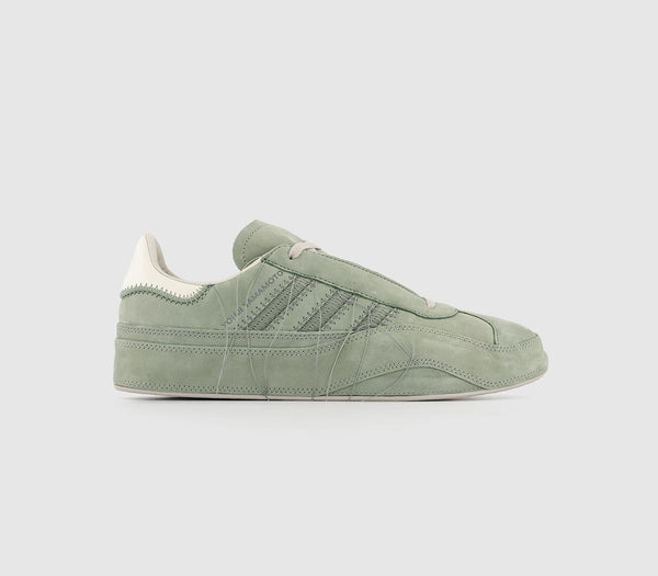 adidas Y3 Gazelle Trainers Light Green Off White