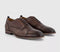 Mens OFFICE Montana Toecap Oxford Shoes Brown Leather