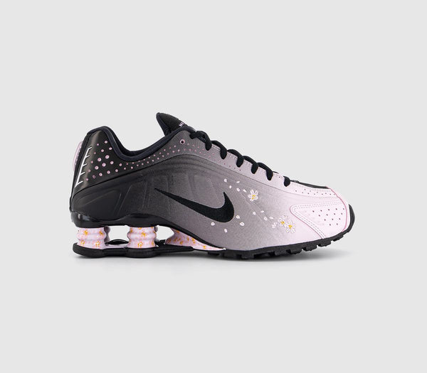 Nike Shox R4 Trainers Regal Pink Black Black Regal Pink