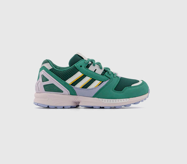 Odd Sizes -  adidas ZX Collegiate Green Semi Court Green Almost Pink - UK Sizes Right 6/Left 5