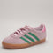 Kids Adidas Gazelle 2 Trainers Clear Pink Court Green Bliss Pink UK Size 1 youth