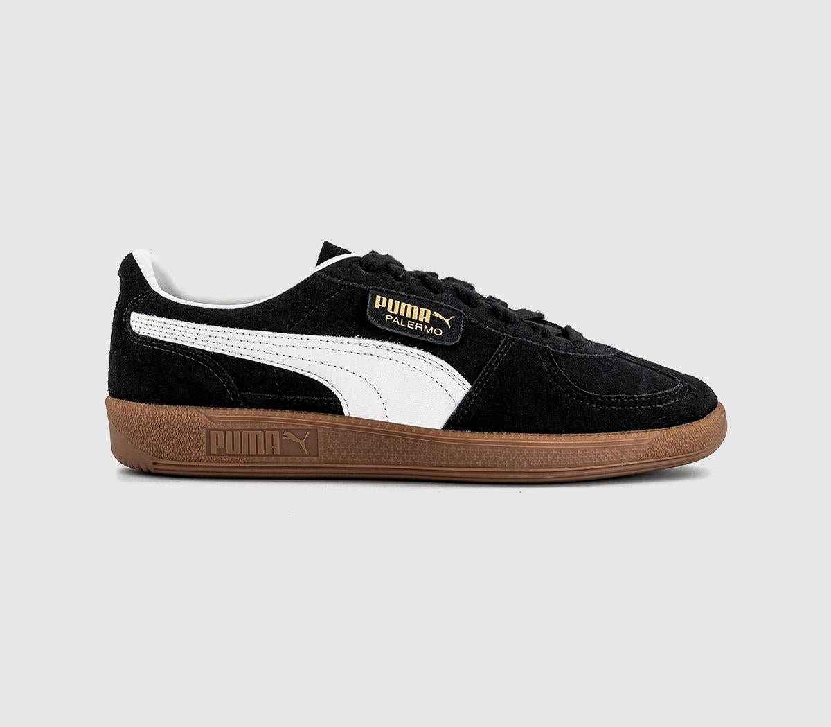 PUMA Palermo Trainers Black White