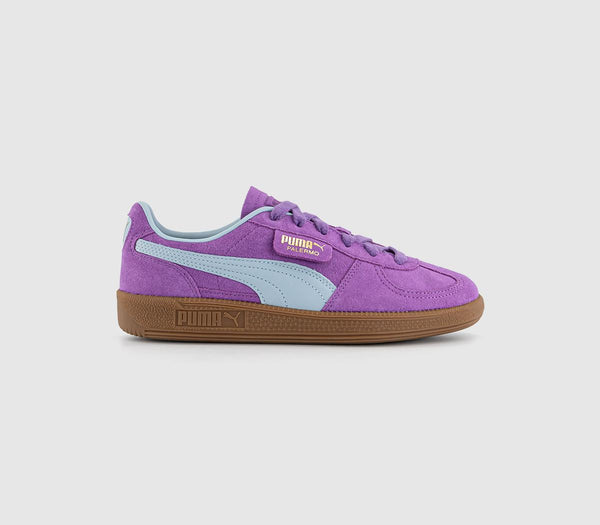 Puma Palermo Trainers Ultraviolet Turquoise Surf Gold