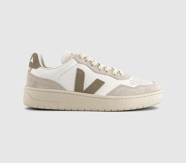 VEJA V90 Trainers White Taupe F