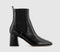 Womens Office Anna Block Heel Chelsea Boots Black