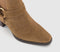 Womens Office Albion Harness Western Boots Tan Suede
