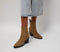 Womens Office Albion Harness Western Boots Tan Suede Uk Size 6
