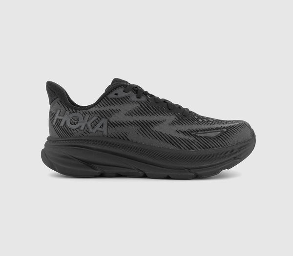 Hoka Clifton 9 Trainers Black Black F