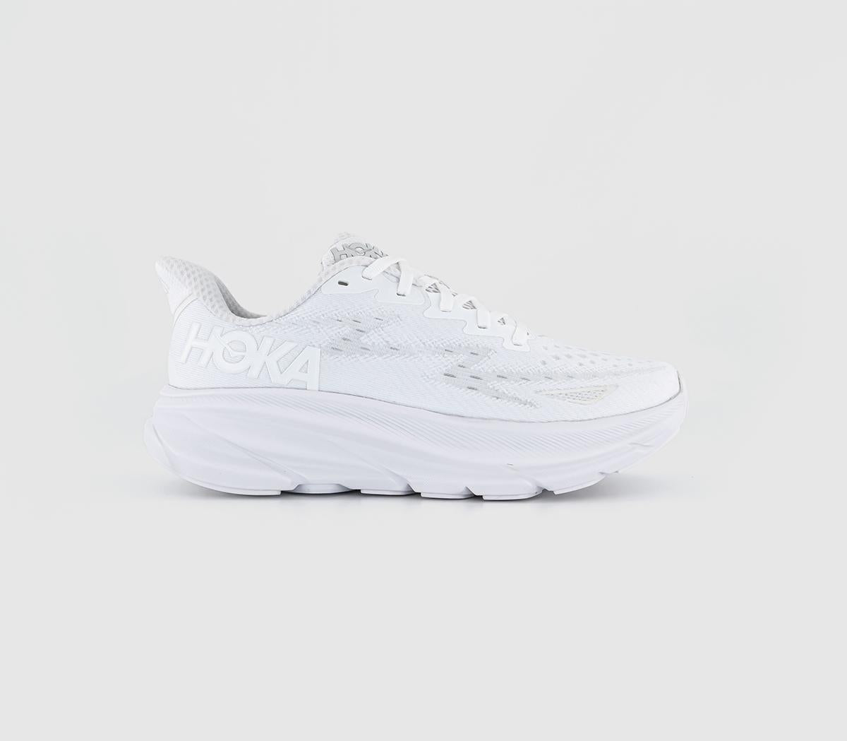  Hoka Clifton 9 White White F Uk Size 4