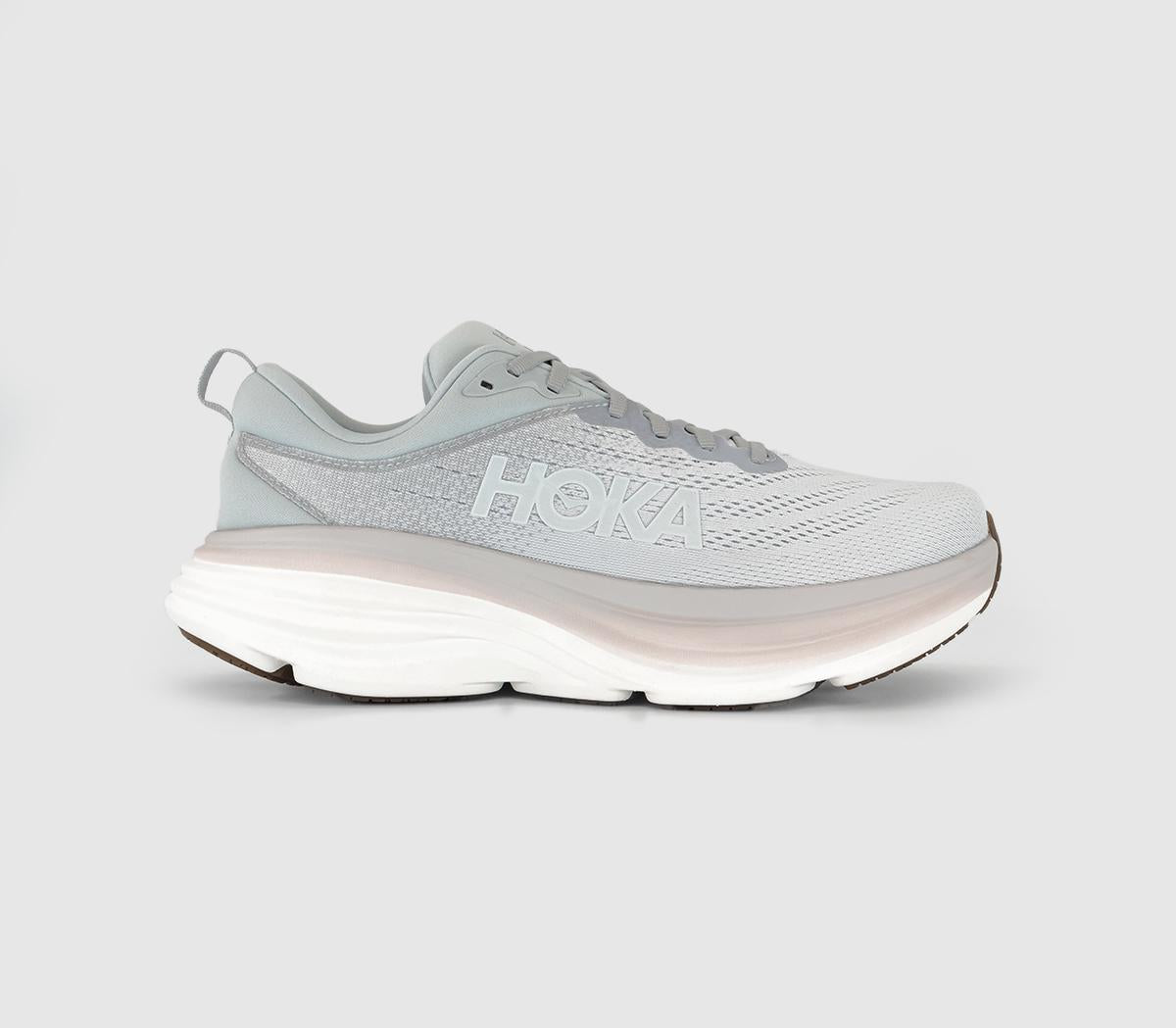 Hoka Bondi 8 Trainers Lunar Rock Nimbus Cloud