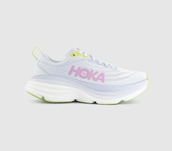  Hoka Bondi 8 Trainers Sea Ice Pink Twilight F Uk Size 4