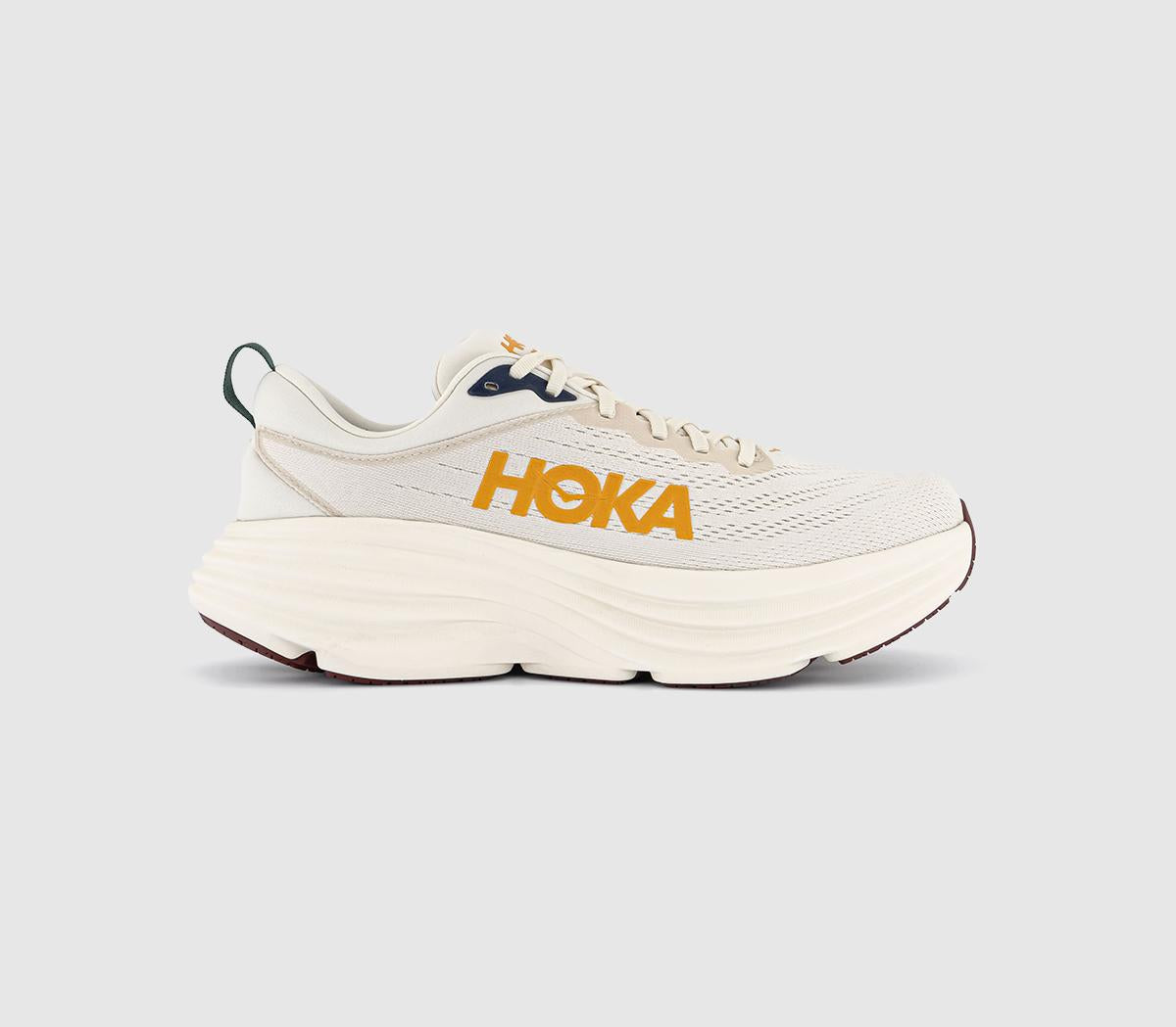 Hoka Bondi 8 Trainers Oat Milk Alabaster