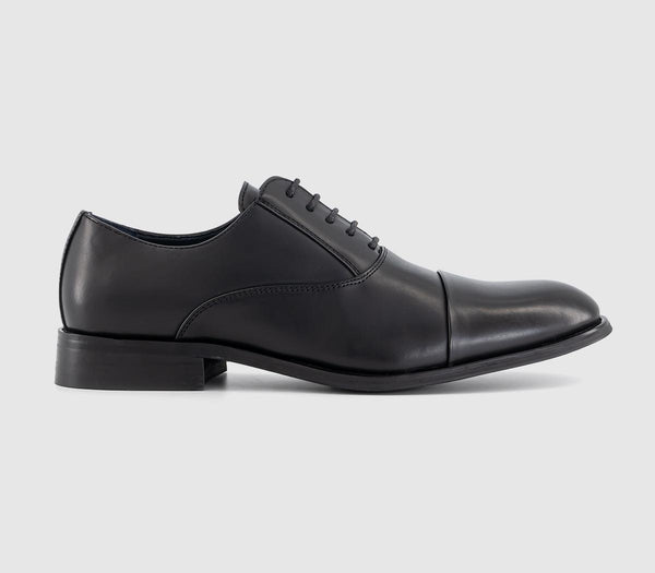 Mens Office Middleton  Toecap Oxford Shoes Black