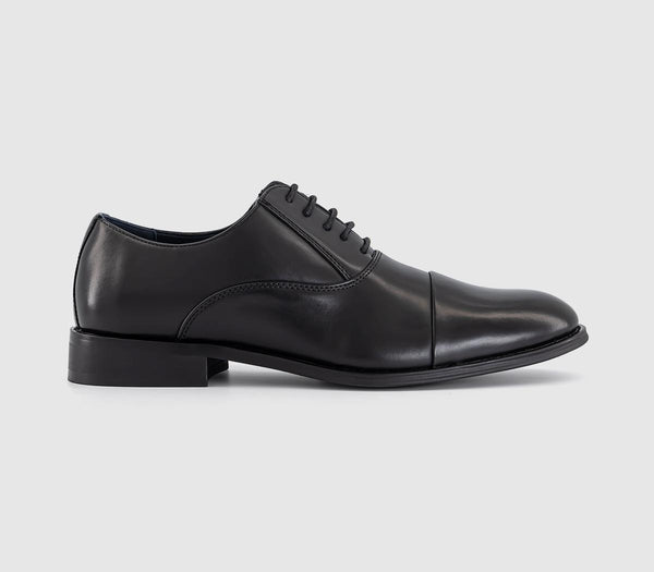 Mens OFFICE Middleton Toecap Oxford Shoes New Black