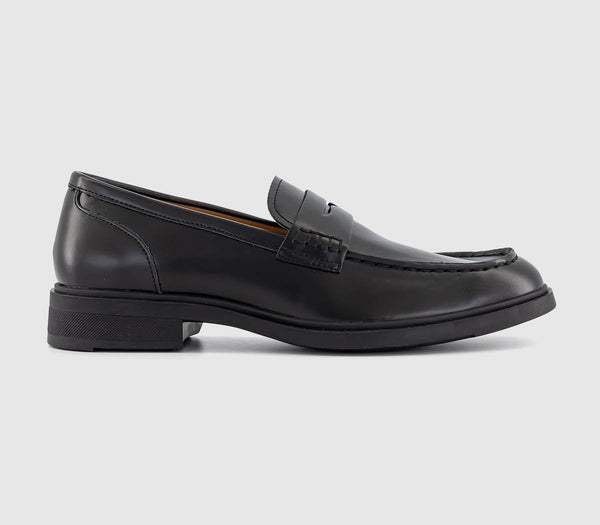 Mens Office Malta Apron Loafers Black