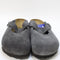 Womens BIRKENSTOCK Boston Clogs Charcoal Suede UK Size 5.5 EU39