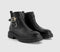 Womens Office Ashley Buckle Detail Ankle Boots Black