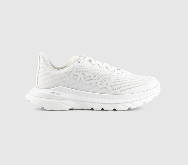 Odd Sizes - Hoka Mach 5 White White - UK Sizes Right 10/Left 10.5