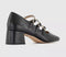 Womens OFFICE Marvellous Triple Stap Mary Jane Block Heels Black