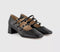 Womens OFFICE Marvellous Triple Stap Mary Jane Block Heels Black