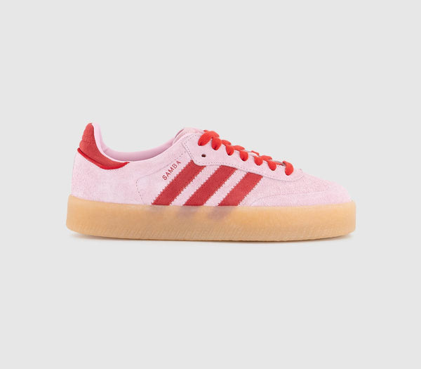  adidas Sambae Trainers Bliss Pink Red Gum Uk Size 4.5