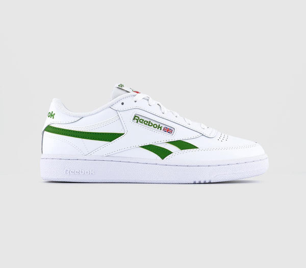 Reebok Club C Revenge White White Green Uk Size 5