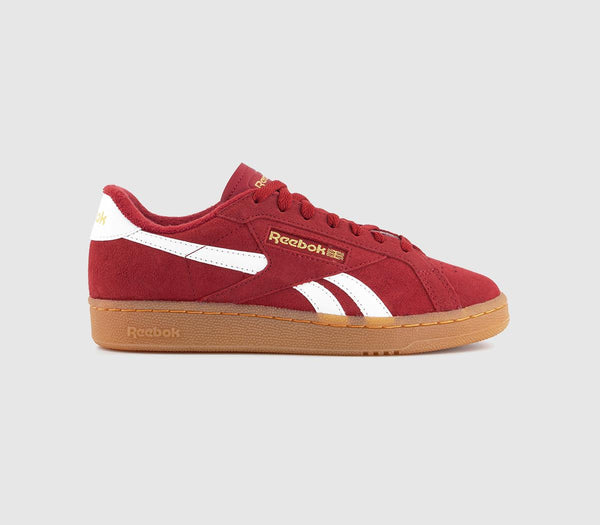 Reebok Club C Trainers Grounds Flash Red Gum