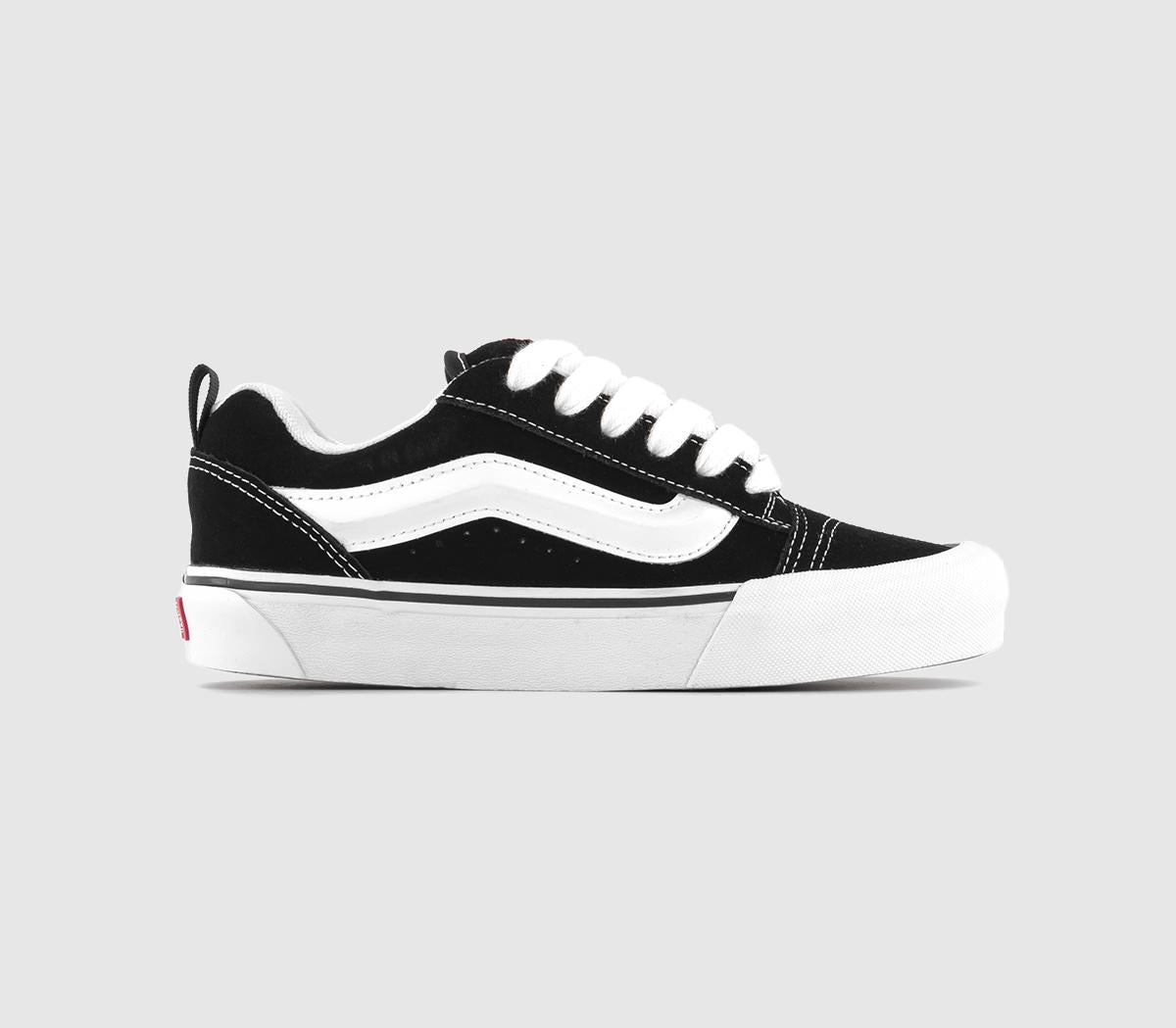 Odd sizes - Mens Vans Knu Skool Black True White Uk Sizes Right 6/Left 7