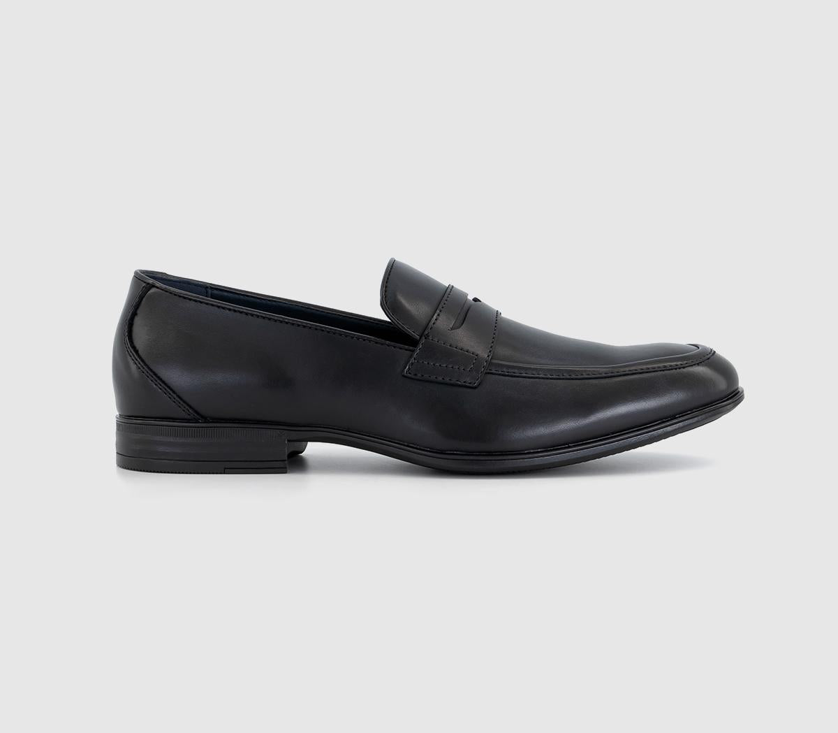 Mens Office Manning Saddle Loafers Black